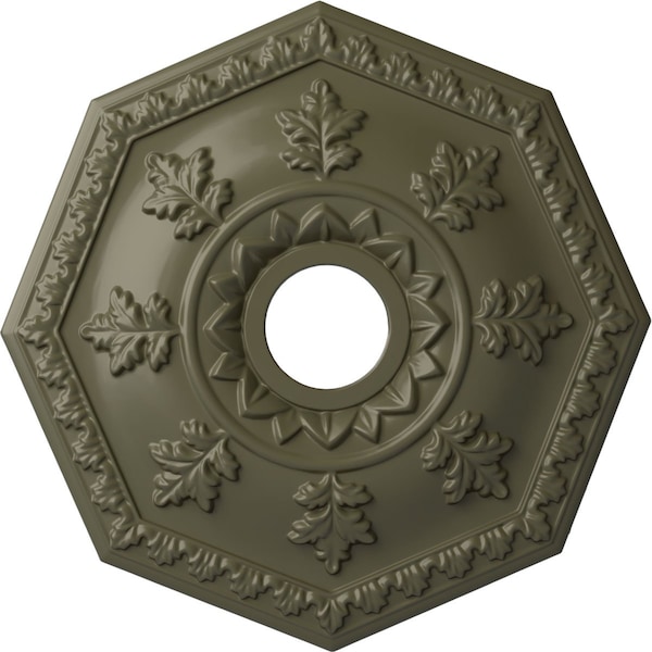 Ekena Millwork Nottingham Ceiling Medallion (Canopies up to 4 5/8"), 18"OD x 3 1/2"ID x 1 1/2"P, Painted Turtle CM18NTPTF - main